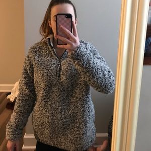 sherpa pullover